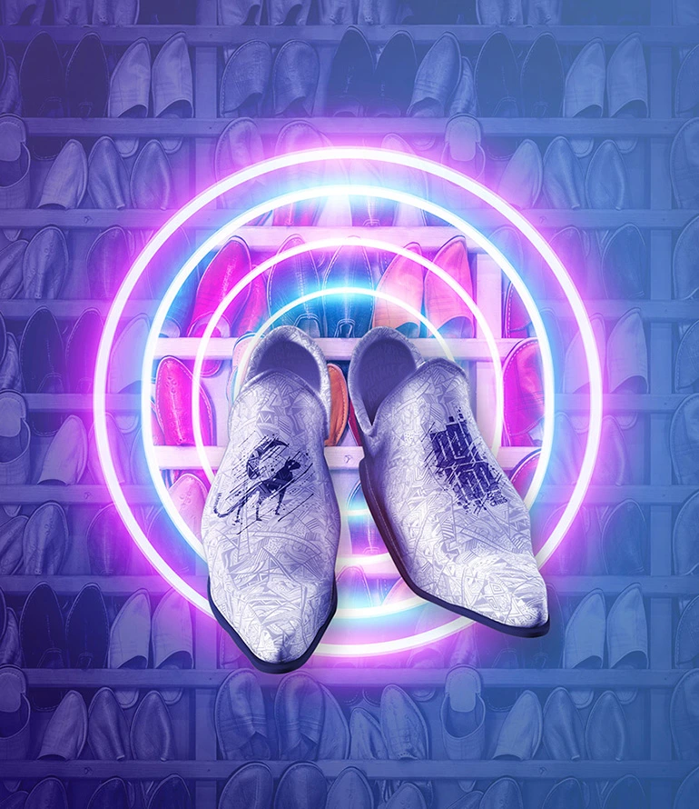 babouches excentriques mais accessibles