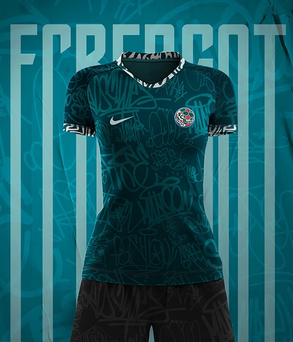 maillot concept pour equipe foot loisir feminine